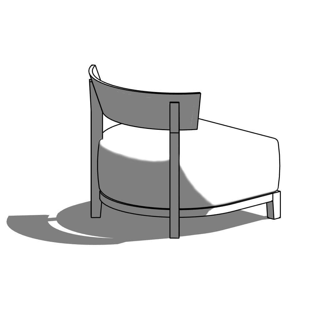 BIMcraftHQ-Furniture-Flexform Thomas Armchair