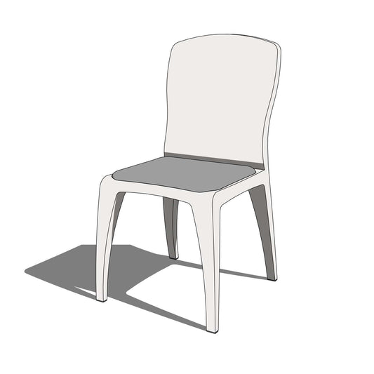 BIMcraftHQ-Furniture-Padded Dining Chair