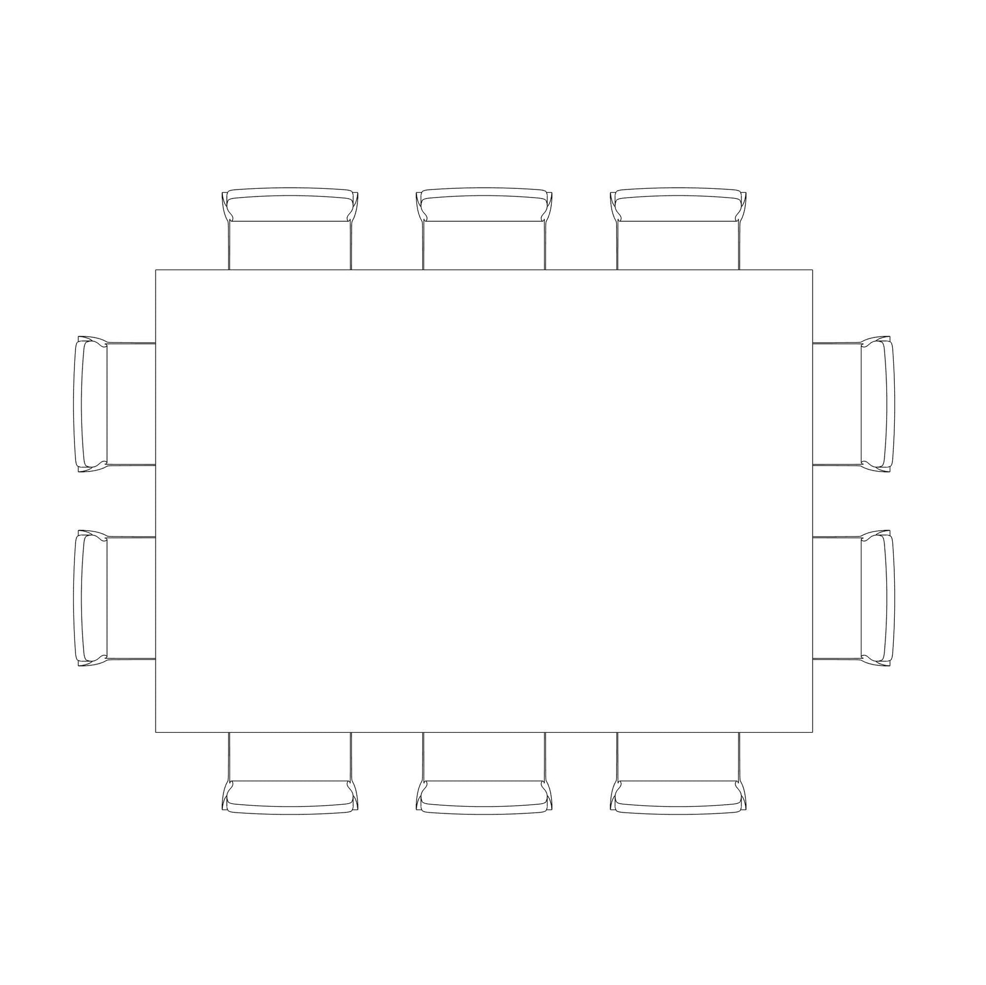BIMcraftHQ-Furniture-Table and Chair Set