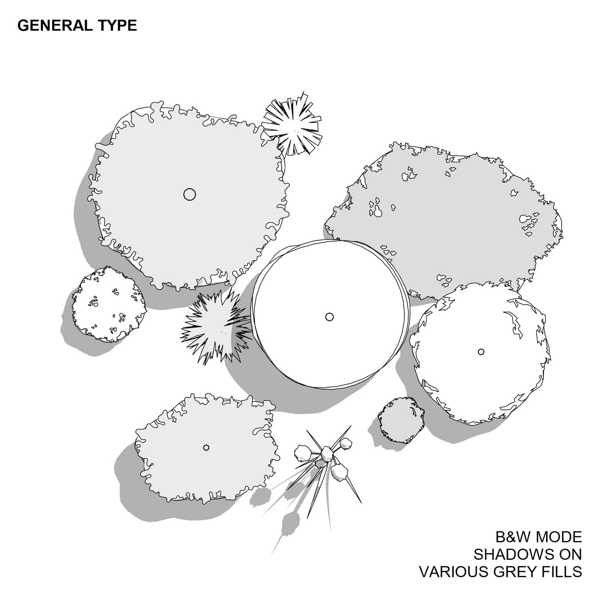 BIMcraftHQ-Planting-General Shrub Pack