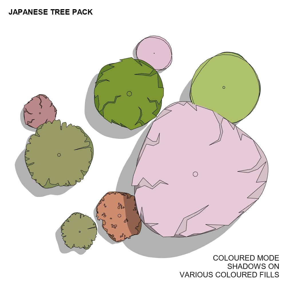 Japanese Tree Pack – BIMcraftHQ