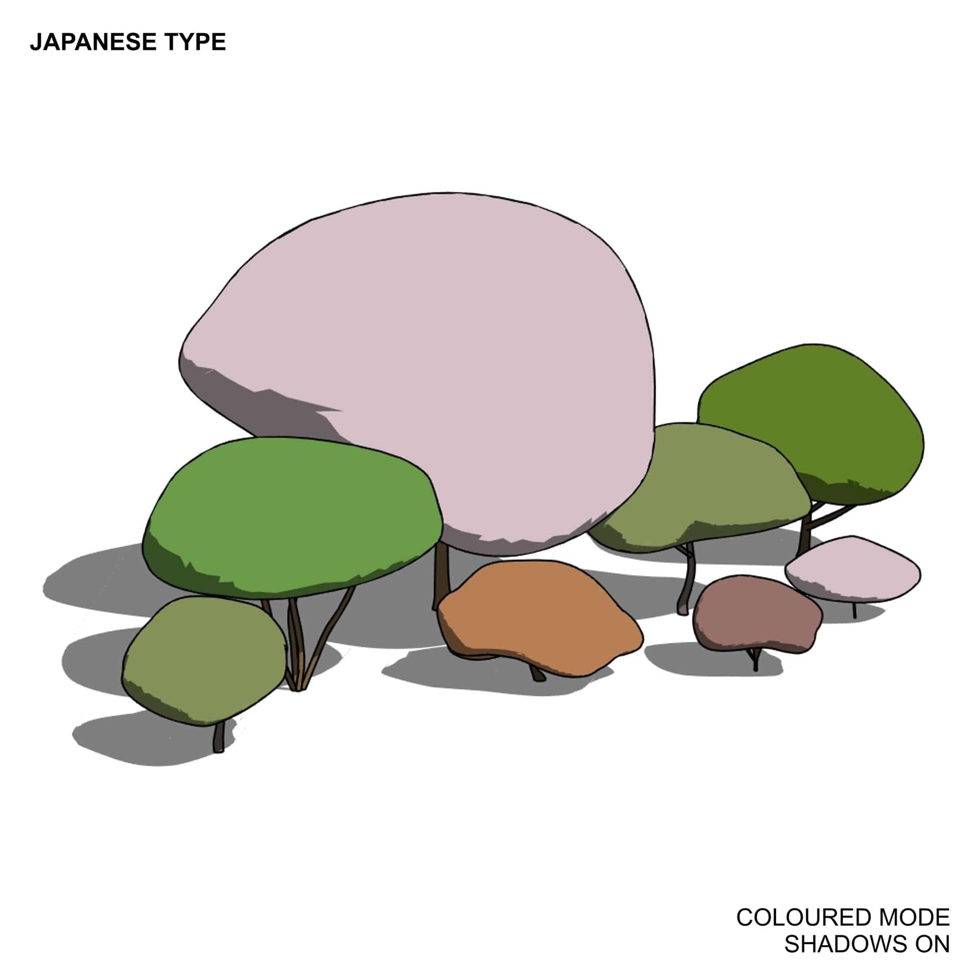 BIMcraftHQ-Planting-Japanese Tree Pack
