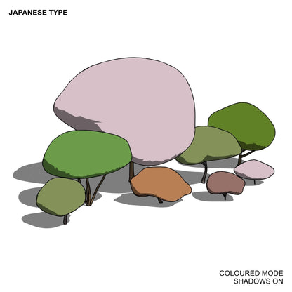 BIMcraftHQ-Planting-Japanese Tree Pack