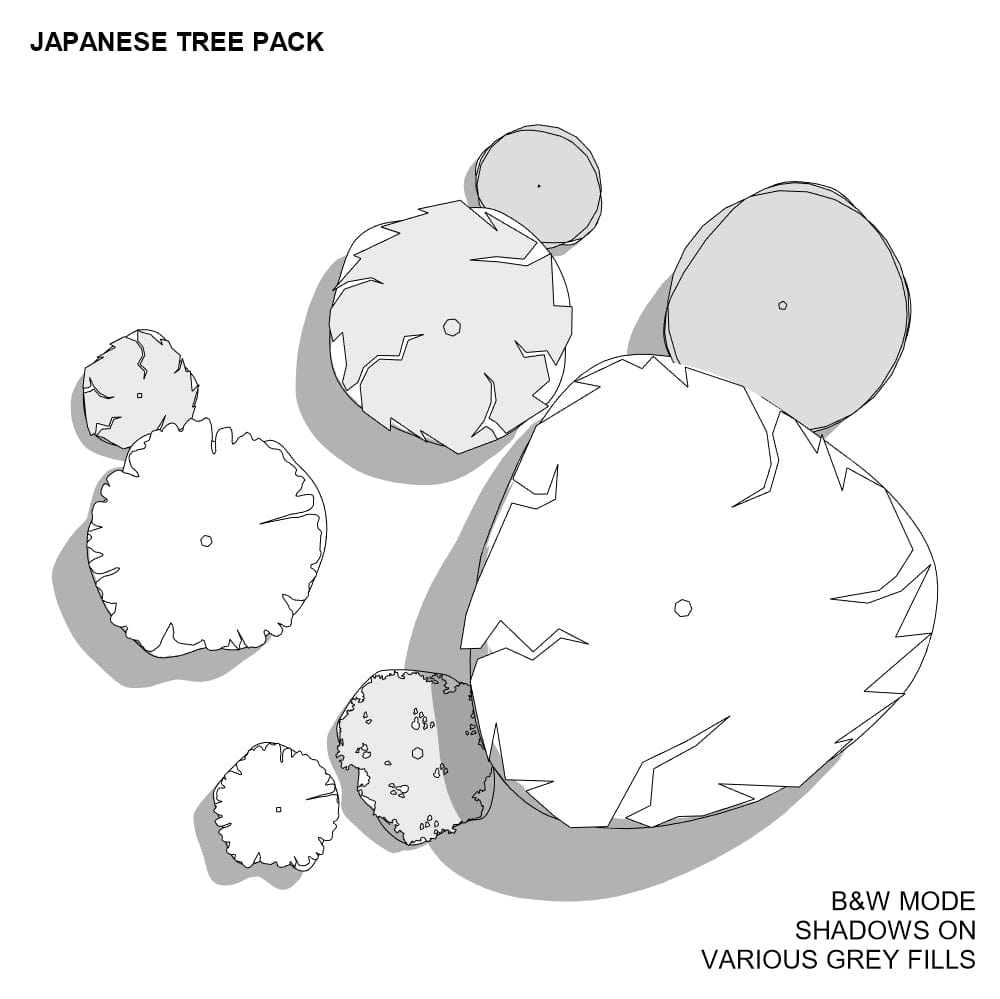 Japanese Tree Pack – BIMcraftHQ
