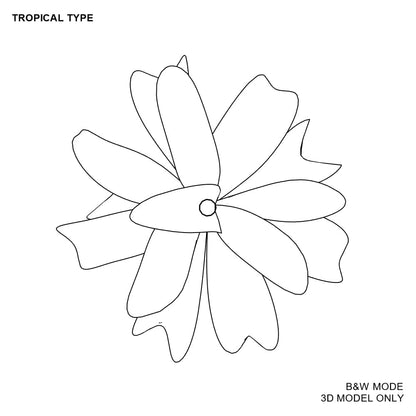 BIMcraftHQ-Planting-Tropical Tree Pack