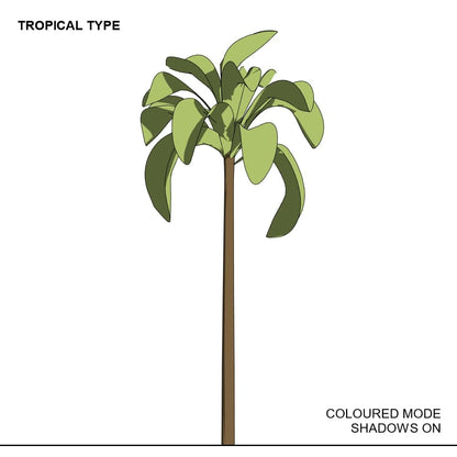 BIMcraftHQ-Planting-Tropical Tree Pack