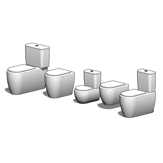 BIMcraftHQ-Plumbing Fixtures-Adjustable Toilet