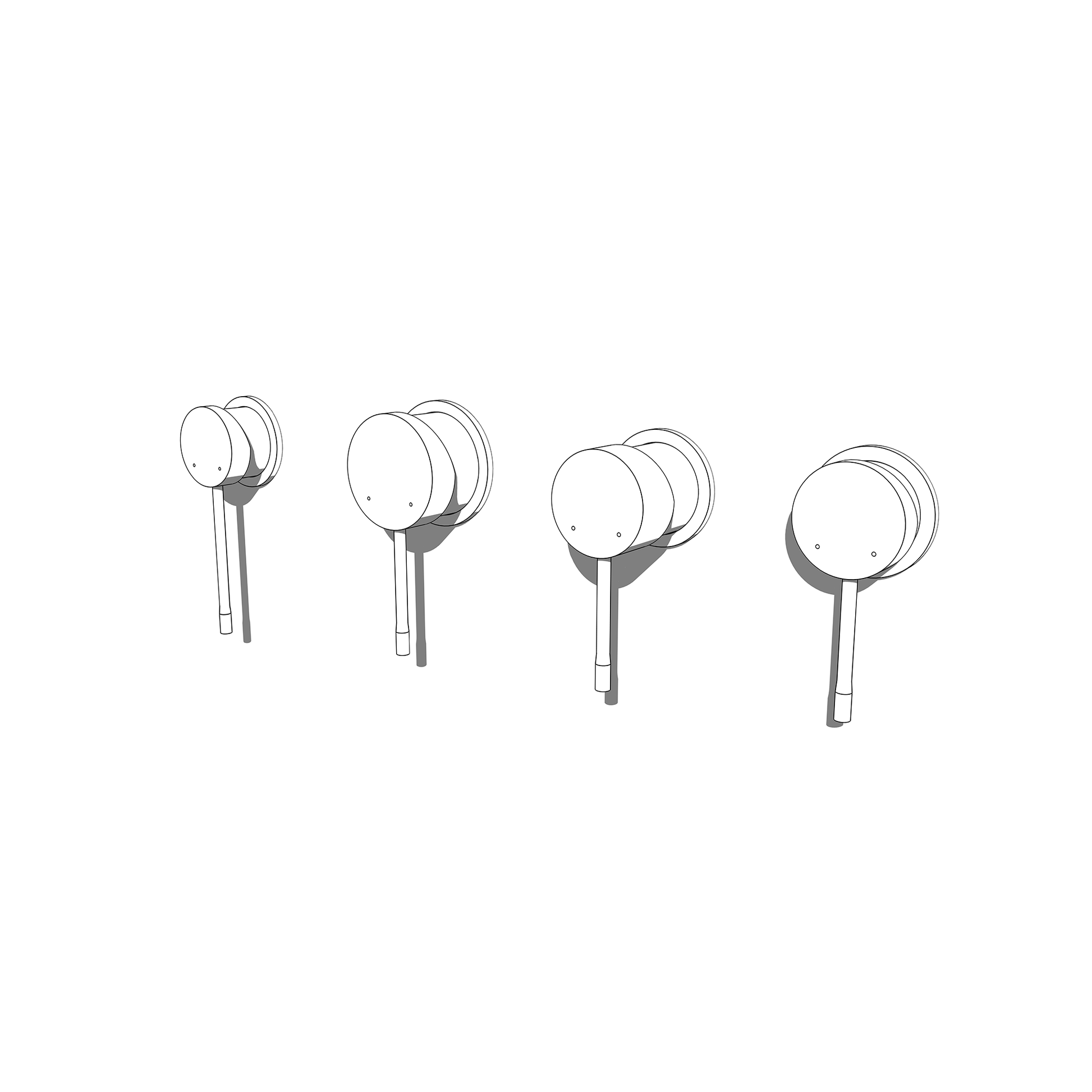 BIMcraftHQ-Plumbing Fixtures-Generic Lever Mixer