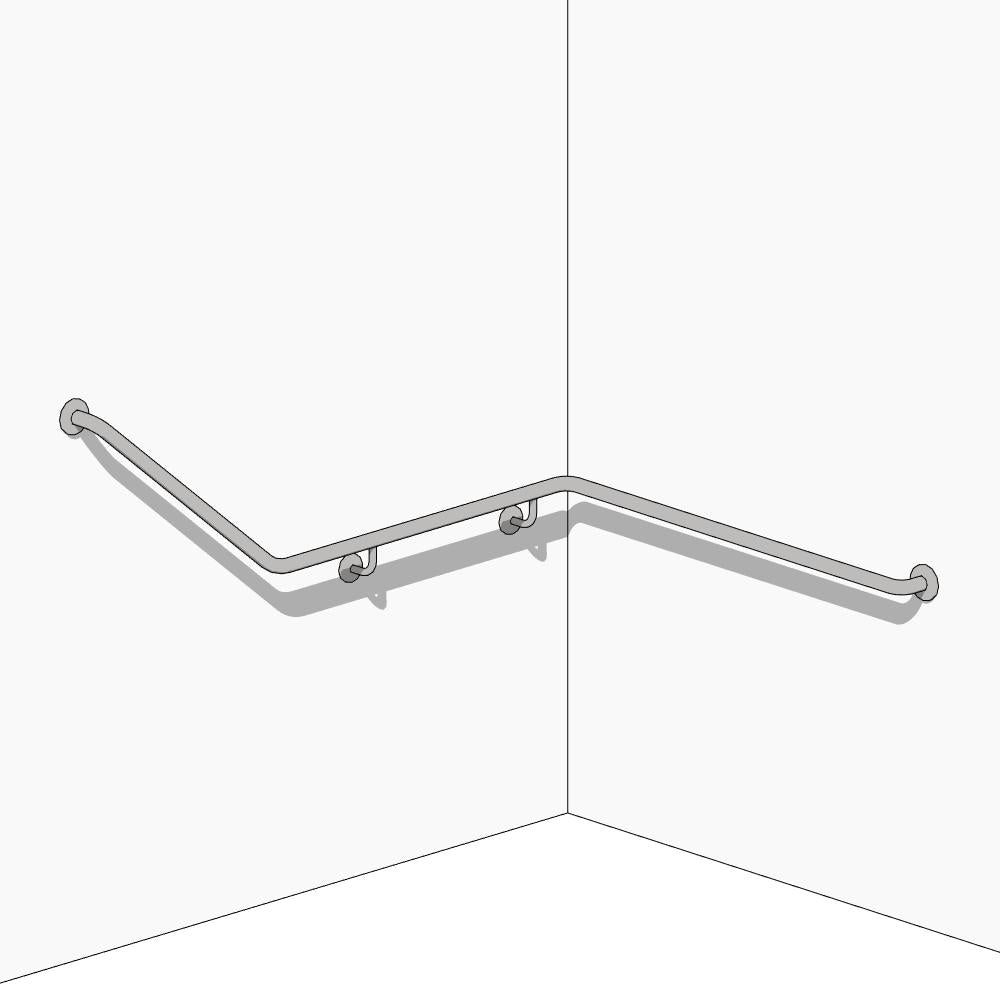 BIMcraftHQ-Specialty Fixtures-Angled Grab Rail with Return