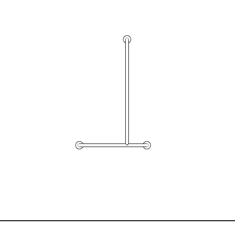 BIMcraftHQ-Specialty Fixtures-Inverted-T Grab Rail